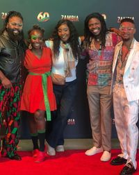 The Kadancers Dancers,Theresa Ng'ambi, Miriam Nsingo and Jeremiah Nzou.